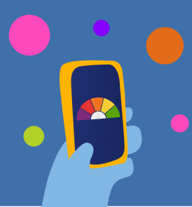 Phone with the AQI icon inside